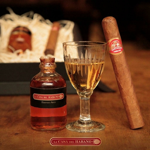 Box #39 - Nueva Box Maridaje individual Partagás Mille Fleur + Havana Club 7 años