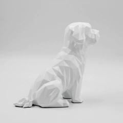 Maltês I Sentado I Posição 02 | Escultura