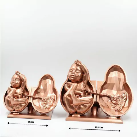 Vida I Bebê e Placenta I Escultura na internet