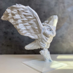 Escultura Coruja Pousando