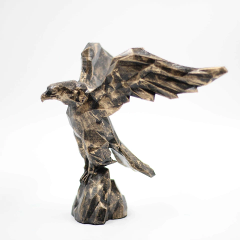 Águia Escultura Geométrica - GRIFTA