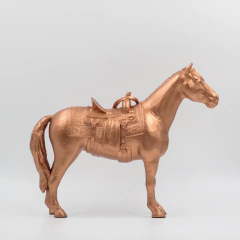 Cavalo Sela Escultura