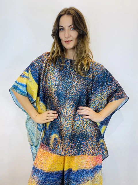 Camiseta Maxi Morcego Cetim Balneário