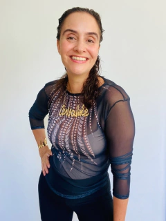 Blusa Pele Tule Faisão Preto - online store