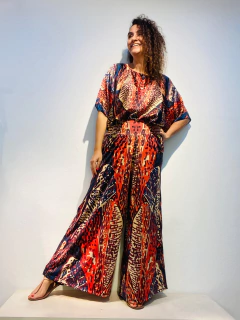 Imagem do Calça Evasê Jersey Leques