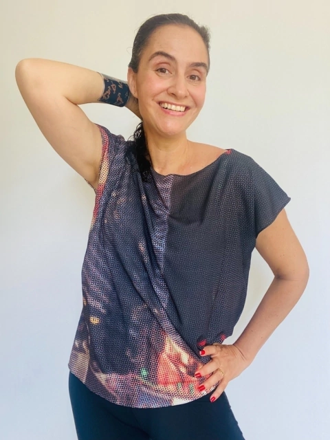 Camiseta Kaftan Crepe NY