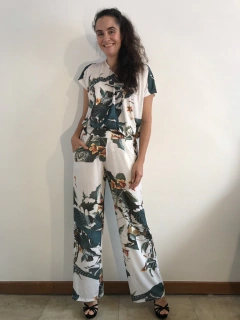 Calça Reta Jersey Birds - comprar online