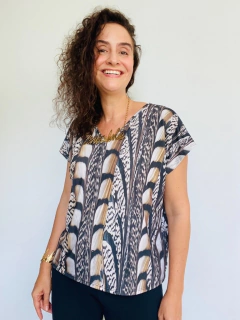 Camiseta Kaftan V Jersey Faisão Corrido - comprar online