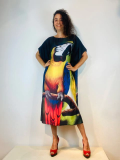 Vestido Amplo Cetim Araras - buy online