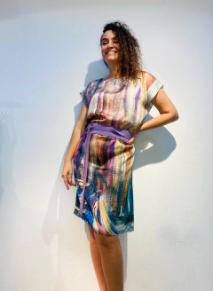 Vestido Kaftan Cetim Munch - buy online