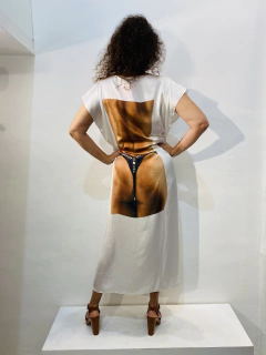 Vestido Kaftan Longo Cetim Mulata - online store