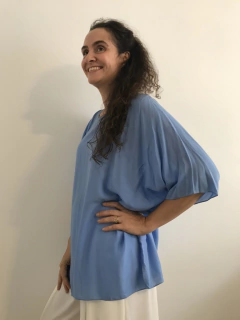 Camiseta Morcego Viscose Azul - buy online