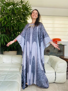 Vestido Maxi Longo Cetim Copacabana - buy online