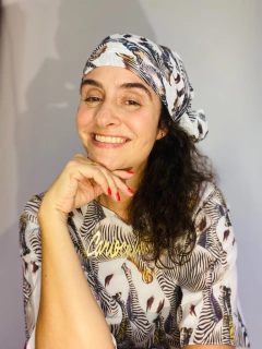 Lenço Chiffon 140x100cm Zebra - comprar online