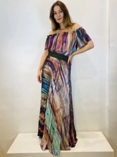 Camiseta Cigana Crepe Munch - ALESSA