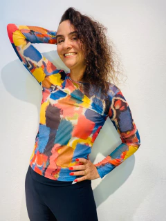 Blusa Pele Tule Fabienne - comprar online