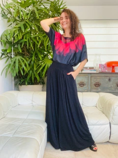 Camiseta Morcego Cetim Gérbera - comprar online