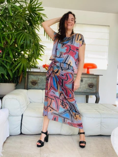 Camiseta Cropped Cetim Paul Klee Rosa na internet