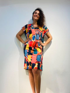 Vestido Kaftan Jersey Fabienne - loja online