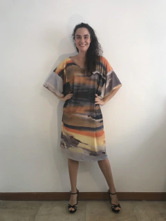 Vestido Curto T Jersey Sunset