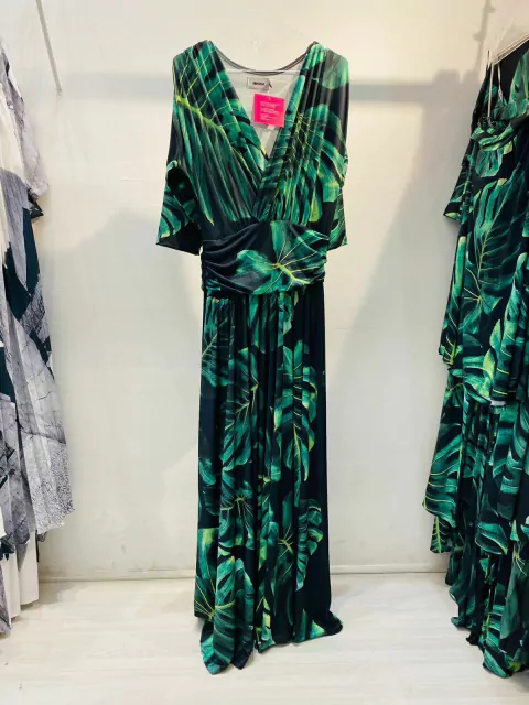 Vestido Sereia Saia Plissada Jersey Crepe Costela de Adão