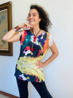 Camiseta Kaftan V Jersey Comunhão - loja online