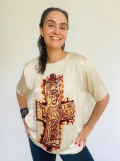 Camiseta Basica Seda Santo Antonio on internet