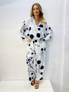 Calça Elástico Crepe Colombina - ALESSA