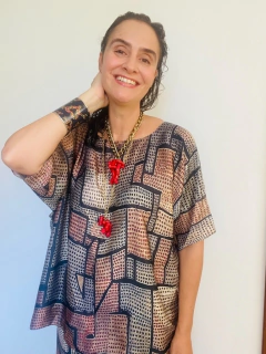 Camiseta Morcego Cetim Paul Klee Cinza - buy online