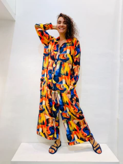 Macacão Social Crepe Round