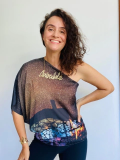 Blusa Ombro Só Crepe Crepúsculo
