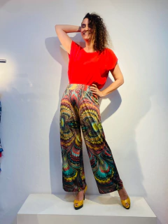 Camiseta Kaftan Crepe Vermelho - buy online