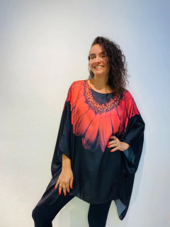 Camiseta Maxi Cetim Gerbera on internet