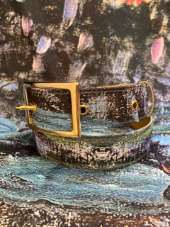 Cinto Forrado Monet Azul