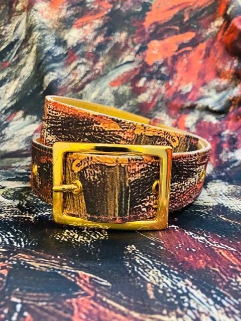 Cinto Forrado Monet Vermelho