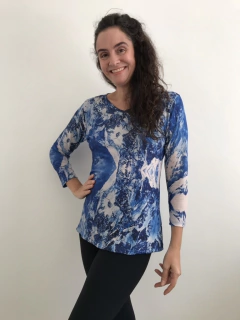 Blusa Fit 3/4 Jersey Glacial - comprar online