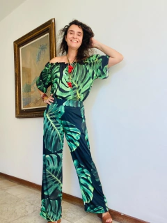 Blusa Cigana Crepe Costela de Adão - ALESSA