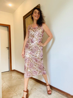 Regata Básica Paetê Rosa - ALESSA