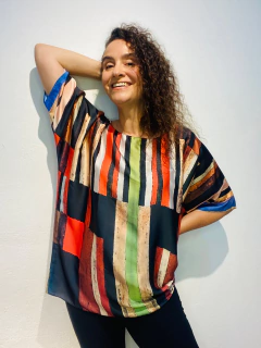 Camiseta Morcego Cetim Klee - ALESSA