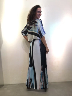 Camiseta Morcego Cetim Ganesha Azul na internet