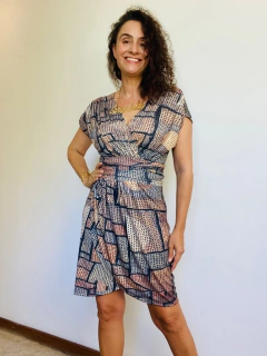 Vestido Tulipa Jersey Paul Klee Cinza - online store