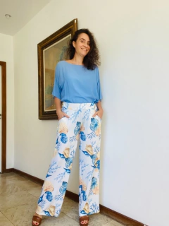 Calça Reta Concha Bege - buy online