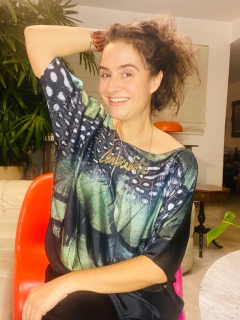 Camiseta Morcego Cetim Pluma Verde - buy online