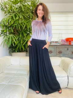 Blusa Pele Tule Faisão Branco - comprar online