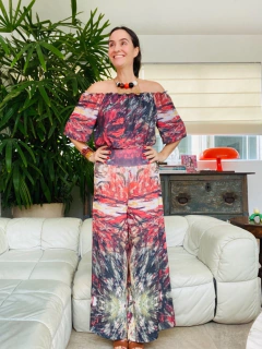 Blusa Cigana Crepe Monet Vermelho - loja online