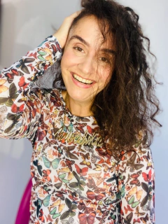 Lenço Chiffon 140x100cm Borboletas - ALESSA