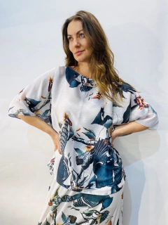 Camiseta Básica Tafeta Birds - comprar online