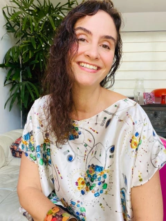 Camiseta Kaftan Curta Seda Jóias na internet