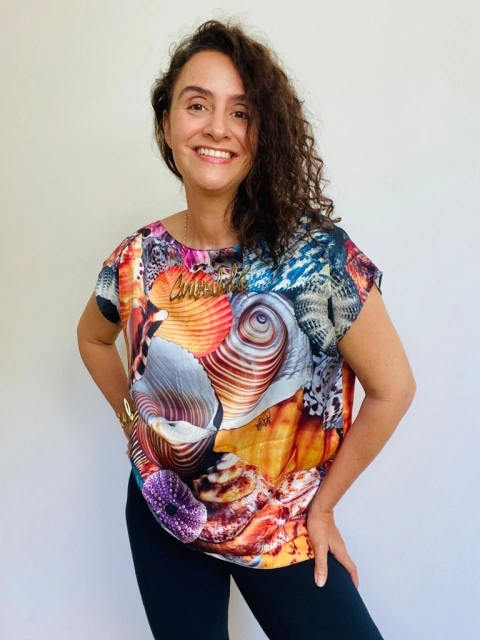 Camiseta Kaftan Seda Concha MIX