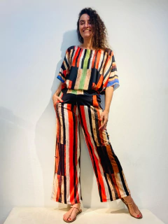 Calça Reta Jersey Klee